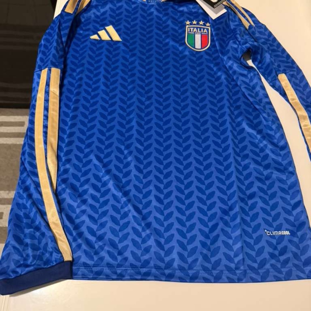 Blue Italy Home Jersey size M